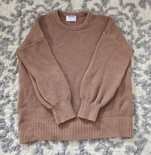 Old Navy Tan Knit Sweater M